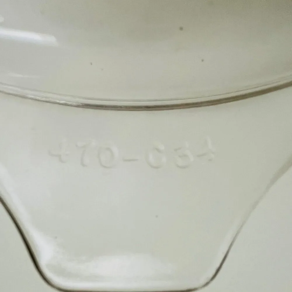 PYREX Burnt Orange Autumn Harvest Wheat Stalk 473-B Casserole Dish 1 Qt With Lid
